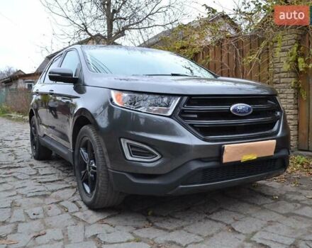 Серый Форд Эдж, объемом двигателя 2 л и пробегом 88 тыс. км за 19900 $, фото 2 на Automoto.ua