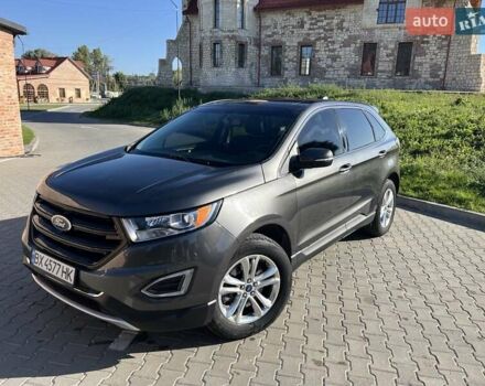 Серый Форд Эдж, объемом двигателя 2 л и пробегом 129 тыс. км за 18300 $, фото 2 на Automoto.ua