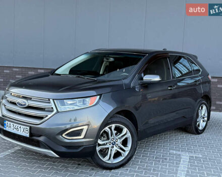 Серый Форд Эдж, объемом двигателя 2 л и пробегом 101 тыс. км за 16700 $, фото 11 на Automoto.ua