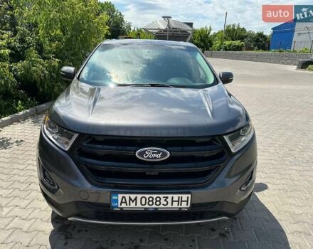 Серый Форд Эдж, объемом двигателя 2 л и пробегом 160 тыс. км за 15500 $, фото 8 на Automoto.ua