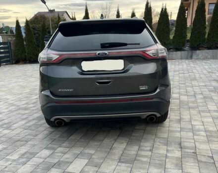 Серый Форд Эдж, объемом двигателя 2 л и пробегом 90 тыс. км за 12299 $, фото 5 на Automoto.ua