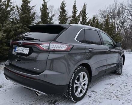 Серый Форд Эдж, объемом двигателя 2 л и пробегом 128 тыс. км за 21300 $, фото 6 на Automoto.ua