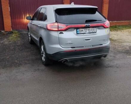 Серый Форд Эдж, объемом двигателя 2 л и пробегом 122 тыс. км за 16200 $, фото 4 на Automoto.ua