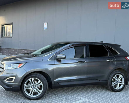 Серый Форд Эдж, объемом двигателя 2 л и пробегом 101 тыс. км за 16700 $, фото 9 на Automoto.ua