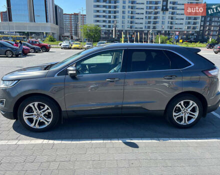 Серый Форд Эдж, объемом двигателя 2 л и пробегом 212 тыс. км за 16500 $, фото 5 на Automoto.ua