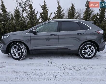 Серый Форд Эдж, объемом двигателя 2 л и пробегом 128 тыс. км за 21300 $, фото 5 на Automoto.ua