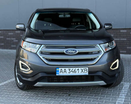 Серый Форд Эдж, объемом двигателя 2 л и пробегом 101 тыс. км за 16700 $, фото 5 на Automoto.ua