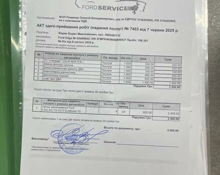 Сірий Форд Едж, об'ємом двигуна 2 л та пробігом 110 тис. км за 18000 $, фото 18 на Automoto.ua