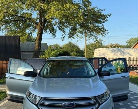 Серый Форд Эдж, объемом двигателя 2 л и пробегом 53 тыс. км за 15900 $, фото 12 на Automoto.ua