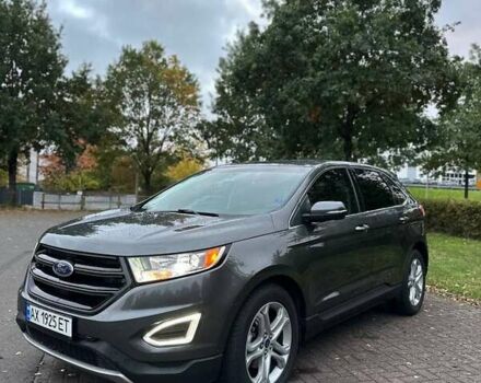 Серый Форд Эдж, объемом двигателя 2 л и пробегом 137 тыс. км за 12950 $, фото 1 на Automoto.ua