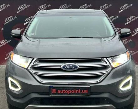 Серый Форд Эдж, объемом двигателя 2 л и пробегом 109 тыс. км за 21000 $, фото 1 на Automoto.ua