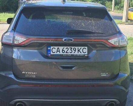 Серый Форд Эдж, объемом двигателя 2 л и пробегом 155 тыс. км за 17700 $, фото 1 на Automoto.ua