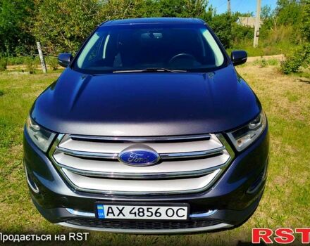 Сірий Форд Едж, об'ємом двигуна 2 л та пробігом 98 тис. км за 18500 $, фото 2 на Automoto.ua