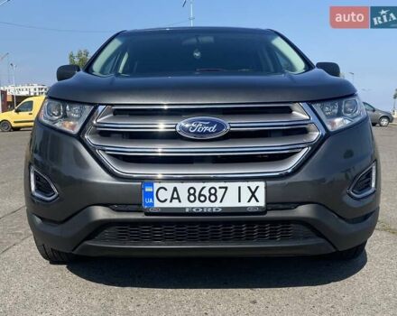 Сірий Форд Едж, об'ємом двигуна 2 л та пробігом 126 тис. км за 16900 $, фото 1 на Automoto.ua