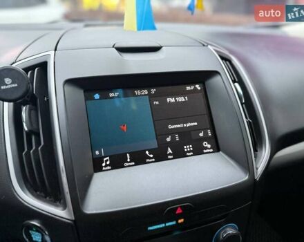 Серый Форд Эдж, объемом двигателя 2 л и пробегом 95 тыс. км за 16990 $, фото 19 на Automoto.ua