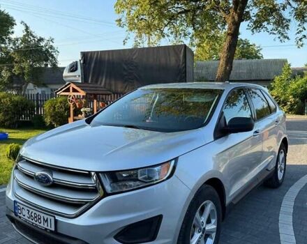 Серый Форд Эдж, объемом двигателя 2 л и пробегом 53 тыс. км за 15900 $, фото 4 на Automoto.ua