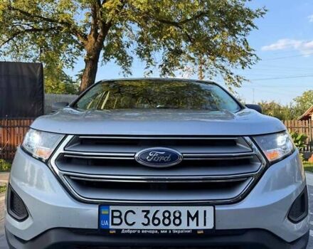 Серый Форд Эдж, объемом двигателя 2 л и пробегом 53 тыс. км за 15900 $, фото 26 на Automoto.ua