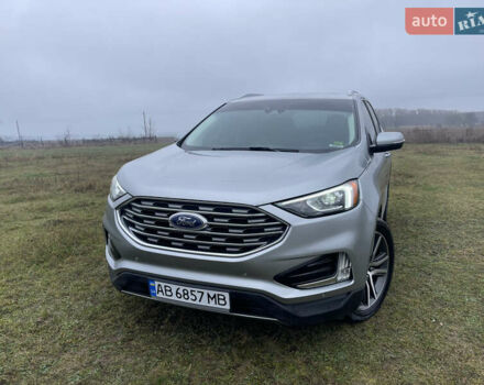 Серый Форд Эдж, объемом двигателя 2 л и пробегом 28 тыс. км за 19300 $, фото 1 на Automoto.ua