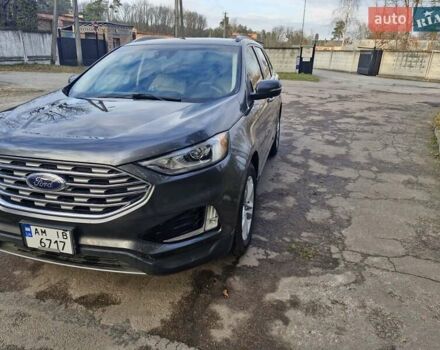 Серый Форд Эдж, объемом двигателя 2 л и пробегом 98 тыс. км за 17800 $, фото 7 на Automoto.ua