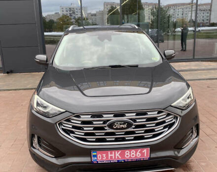 Серый Форд Эдж, объемом двигателя 2 л и пробегом 151 тыс. км за 18699 $, фото 1 на Automoto.ua