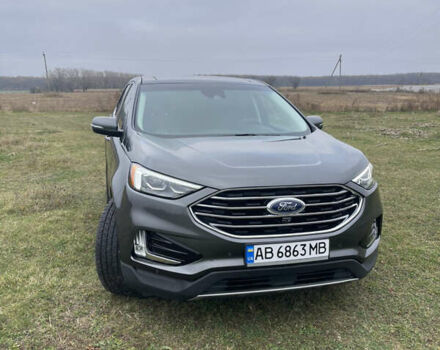 Серый Форд Эдж, объемом двигателя 2 л и пробегом 93 тыс. км за 19600 $, фото 1 на Automoto.ua