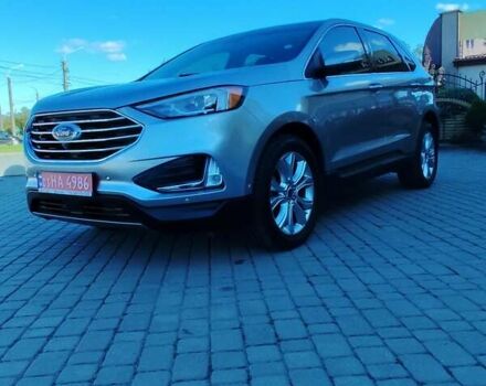 Серый Форд Эдж, объемом двигателя 2 л и пробегом 121 тыс. км за 19900 $, фото 1 на Automoto.ua