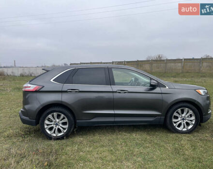 Серый Форд Эдж, объемом двигателя 2 л и пробегом 93 тыс. км за 19600 $, фото 11 на Automoto.ua