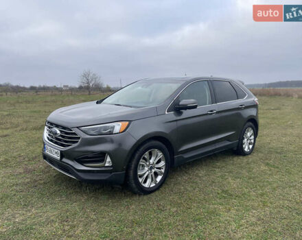 Серый Форд Эдж, объемом двигателя 2 л и пробегом 93 тыс. км за 19600 $, фото 5 на Automoto.ua