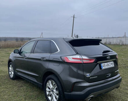 Серый Форд Эдж, объемом двигателя 2 л и пробегом 93 тыс. км за 19600 $, фото 12 на Automoto.ua