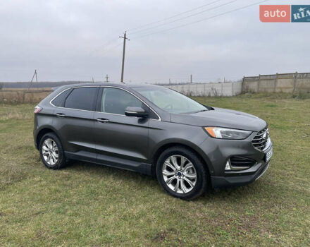 Серый Форд Эдж, объемом двигателя 2 л и пробегом 93 тыс. км за 19600 $, фото 6 на Automoto.ua