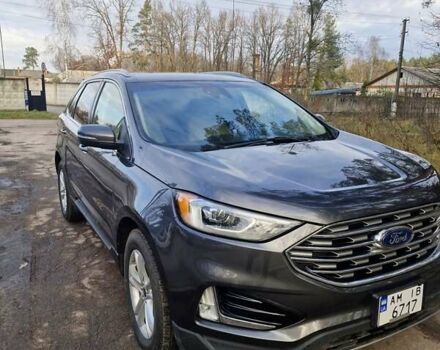 Серый Форд Эдж, объемом двигателя 2 л и пробегом 98 тыс. км за 17800 $, фото 1 на Automoto.ua