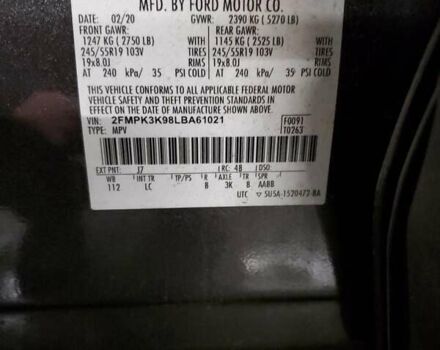 Форд Эдж 2020 в Черновцах на Automoto.ua Серый Форд Эдж, объемом двигателя 2 л и пробегом 152 тыс. км за 4600 $, фото 12 на Automoto.ua