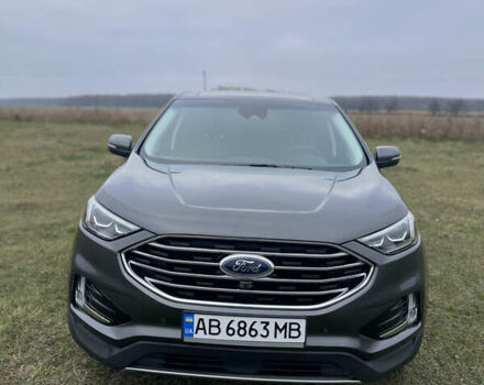 Серый Форд Эдж, объемом двигателя 2 л и пробегом 93 тыс. км за 19600 $, фото 4 на Automoto.ua