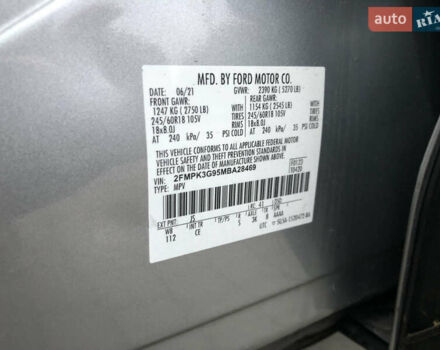 Сірий Форд Едж, об'ємом двигуна 2 л та пробігом 25 тис. км за 13900 $, фото 21 на Automoto.ua