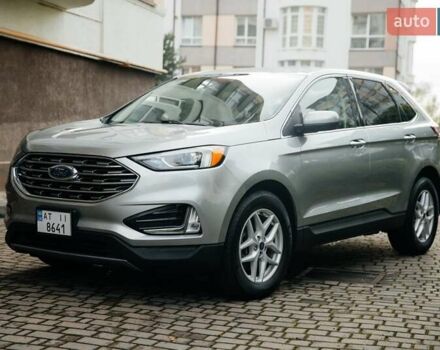 Серый Форд Эдж, объемом двигателя 2 л и пробегом 202 тыс. км за 18700 $, фото 5 на Automoto.ua