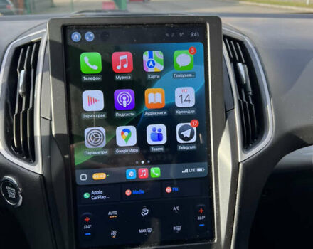 Серый Форд Эдж, объемом двигателя 2 л и пробегом 125 тыс. км за 17850 $, фото 13 на Automoto.ua