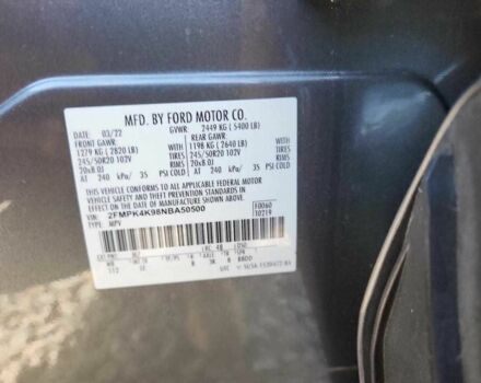 Сірий Форд Едж, об'ємом двигуна 2 л та пробігом 20 тис. км за 5000 $, фото 11 на Automoto.ua