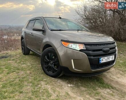 Серый Форд Эдж, объемом двигателя 3.5 л и пробегом 260 тыс. км за 14500 $, фото 1 на Automoto.ua