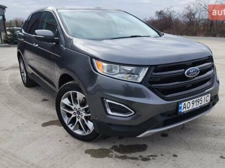 Серый Форд Эдж, объемом двигателя 3.5 л и пробегом 221 тыс. км за 16500 $, фото 1 на Automoto.ua