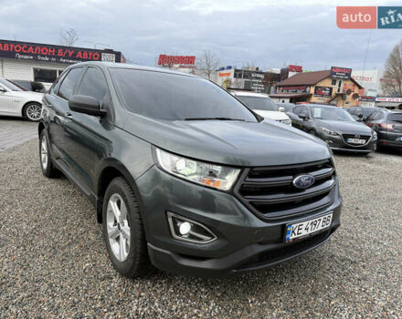 Сірий Форд Едж, об'ємом двигуна 2 л та пробігом 100 тис. км за 14777 $, фото 1 на Automoto.ua