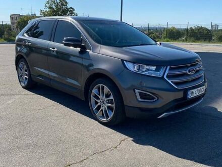 Серый Форд Эдж, объемом двигателя 2 л и пробегом 122 тыс. км за 17500 $, фото 1 на Automoto.ua