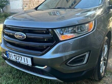 Форд Эдж 2016 в Лубнах на Automoto.ua Серый Форд Эдж, объемом двигателя 2 л и пробегом 137 тыс. км за 15000 $, фото 1 на Automoto.ua