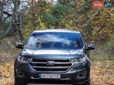 Серый Форд Эдж, объемом двигателя 2 л и пробегом 140 тыс. км за 16400 $, фото 1 на Automoto.ua