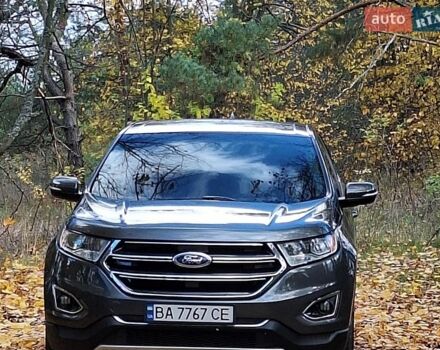 Серый Форд Эдж, объемом двигателя 2 л и пробегом 140 тыс. км за 17500 $, фото 1 на Automoto.ua