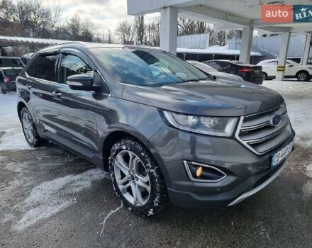 Серый Форд Эдж, объемом двигателя 2 л и пробегом 162 тыс. км за 18900 $, фото 1 на Automoto.ua