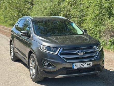Сірий Форд Едж, об'ємом двигуна 2 л та пробігом 160 тис. км за 17900 $, фото 1 на Automoto.ua