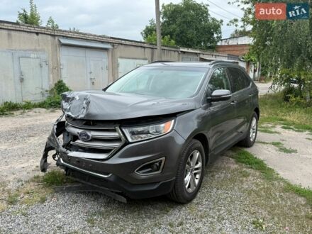 Сірий Форд Едж, об'ємом двигуна 2 л та пробігом 110 тис. км за 9200 $, фото 1 на Automoto.ua
