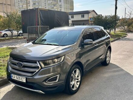 Сірий Форд Едж, об'ємом двигуна 2 л та пробігом 82 тис. км за 18500 $, фото 1 на Automoto.ua