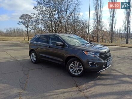 Серый Форд Эдж, объемом двигателя 2 л и пробегом 140 тыс. км за 19500 $, фото 1 на Automoto.ua