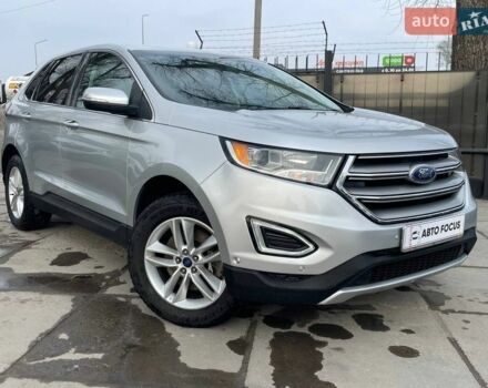 Серый Форд Эдж, объемом двигателя 2 л и пробегом 109 тыс. км за 15990 $, фото 1 на Automoto.ua